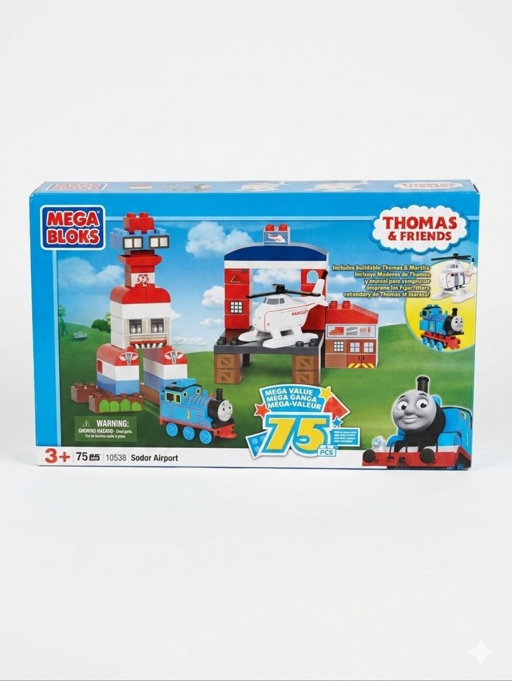 NIB Thomas & Friends Mega Bloks Sodor Airport Playset 75 Pieces
